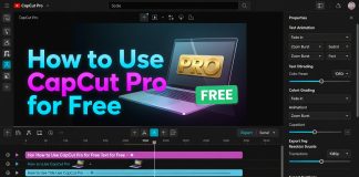 How to Use CapCut Pro for Free.
